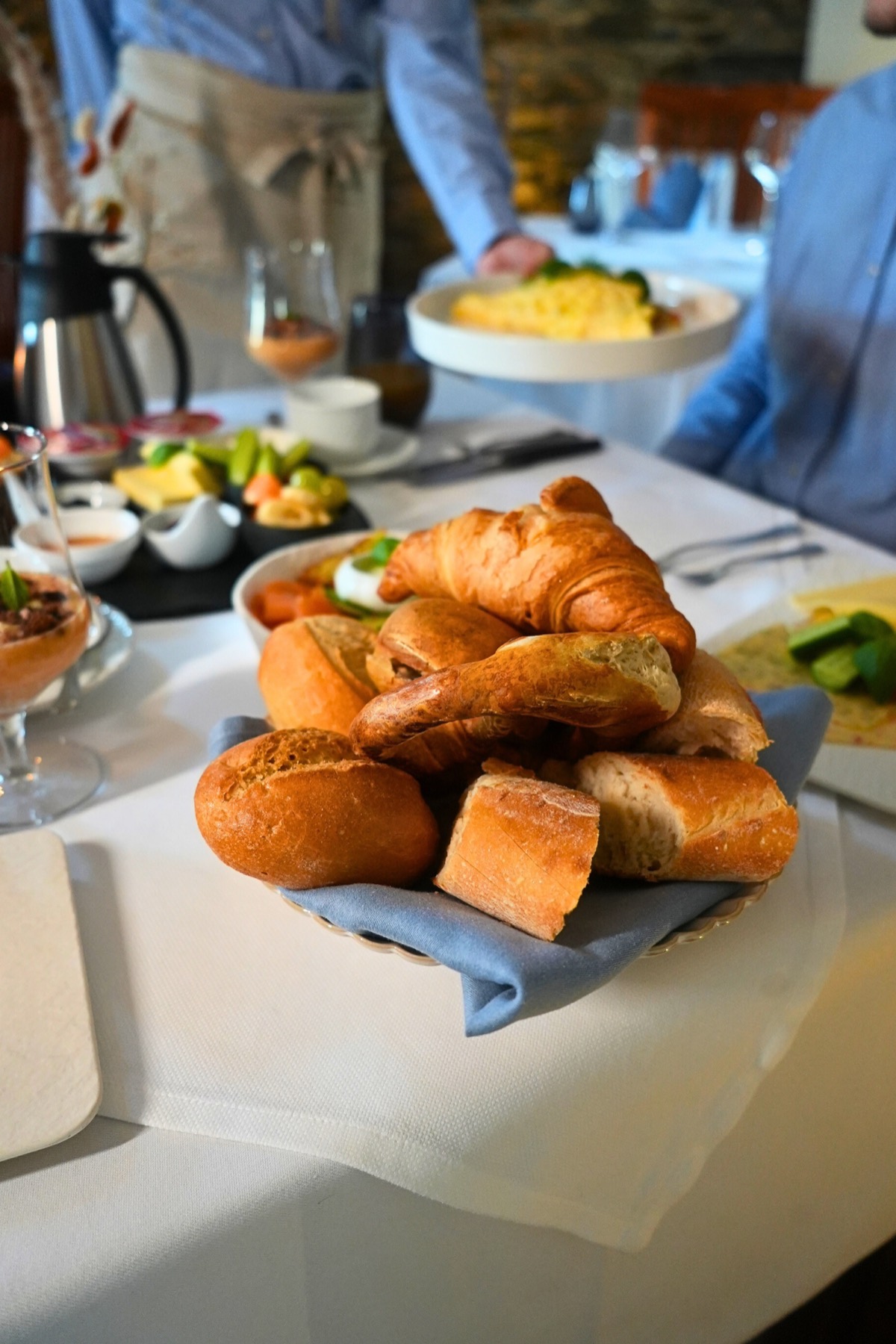 Frisches Gebäck zum Frühstück